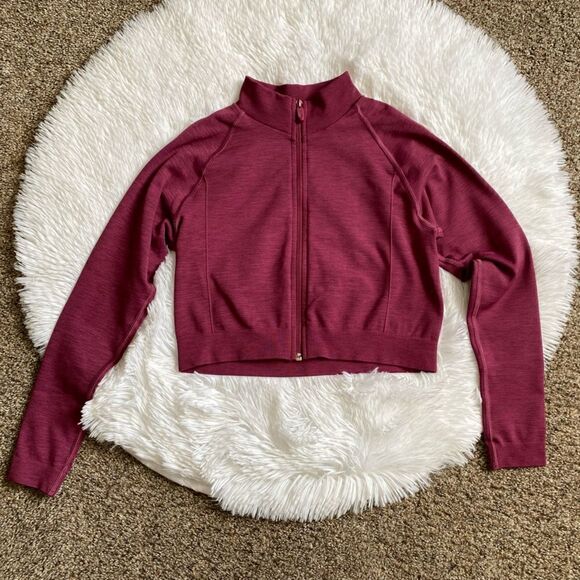 Alphalete Amplify Zip Front Crop Jacket Womens Size Small - Picture 1 of 7
